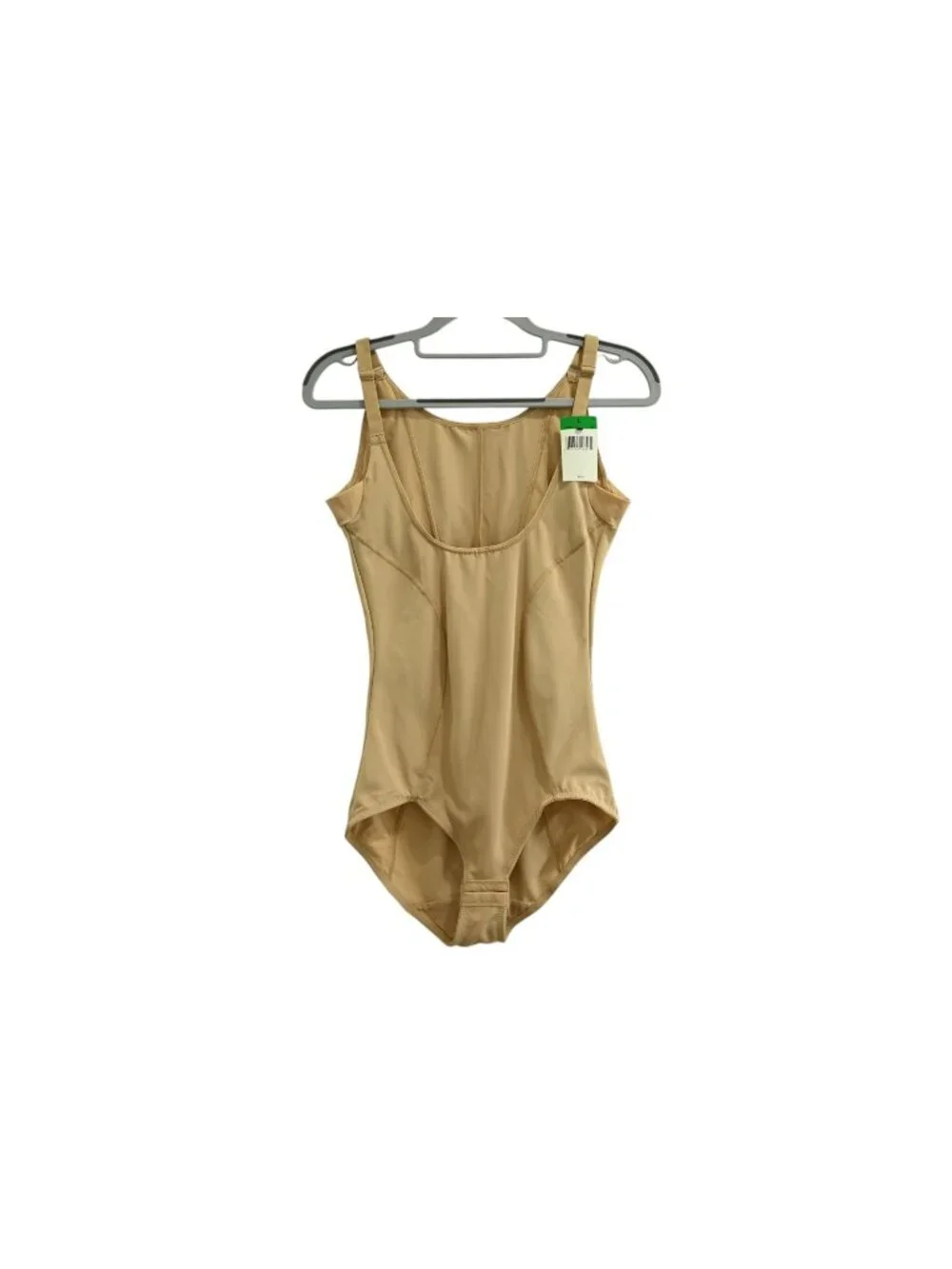 NWT Maidenform Open Bust Tummy Control Shapewear Bodysuit Sz L Nude FL2656